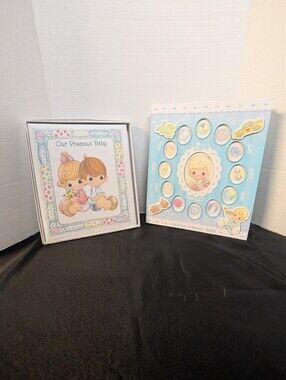 New Vintage Precious Moments Baby Record Memory Book Keepsake Photo Album Lot 2